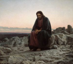 Christ in the Wilderness - Ivan Kramskoy - 1872 (small)